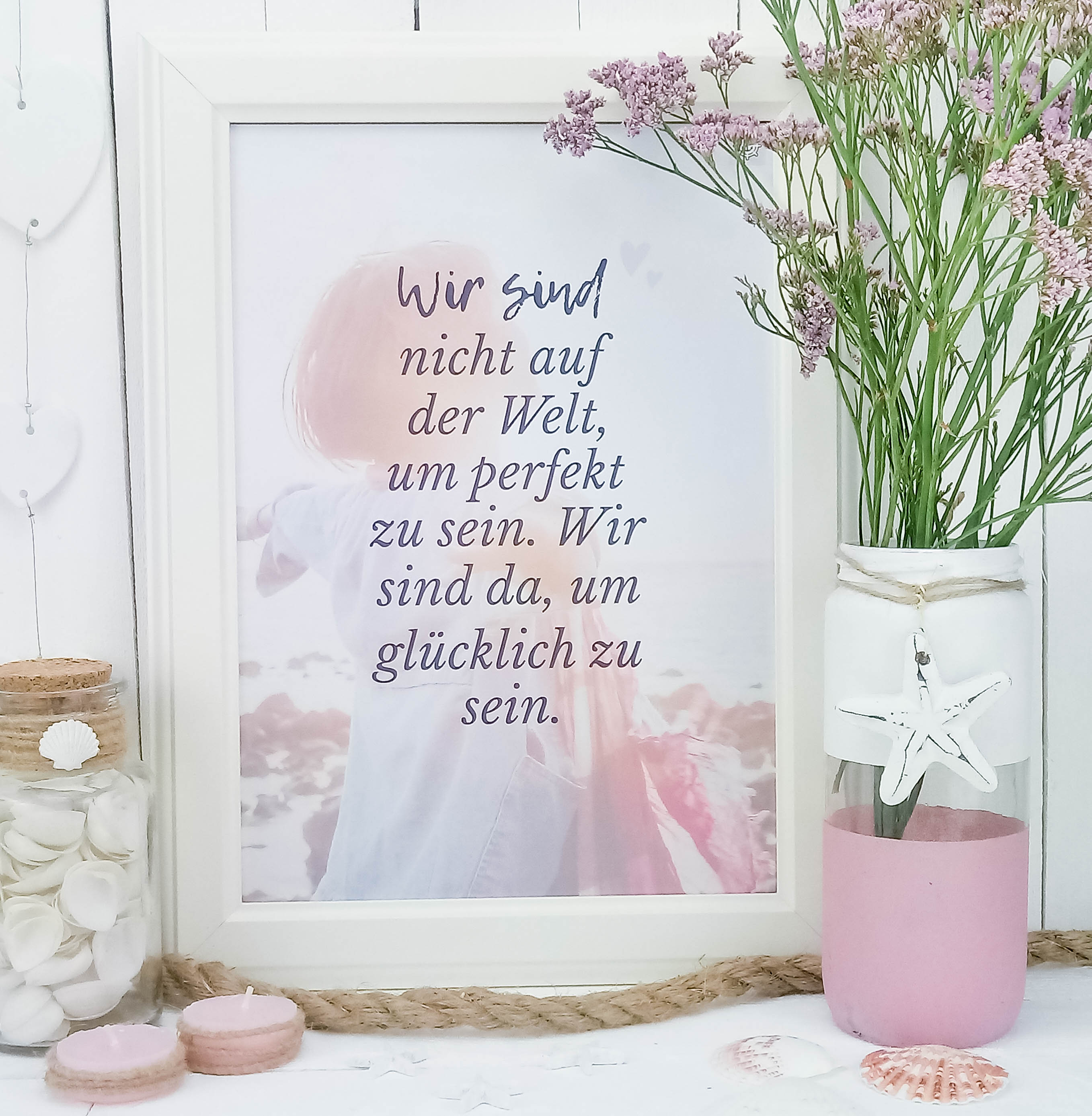 Glücklich Sein Poster KÜSTENGLÜCK®