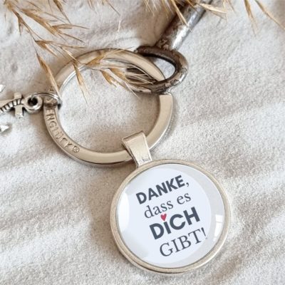 Schlüsselanhänger Geschenk Danke Kuestenglueck Sand