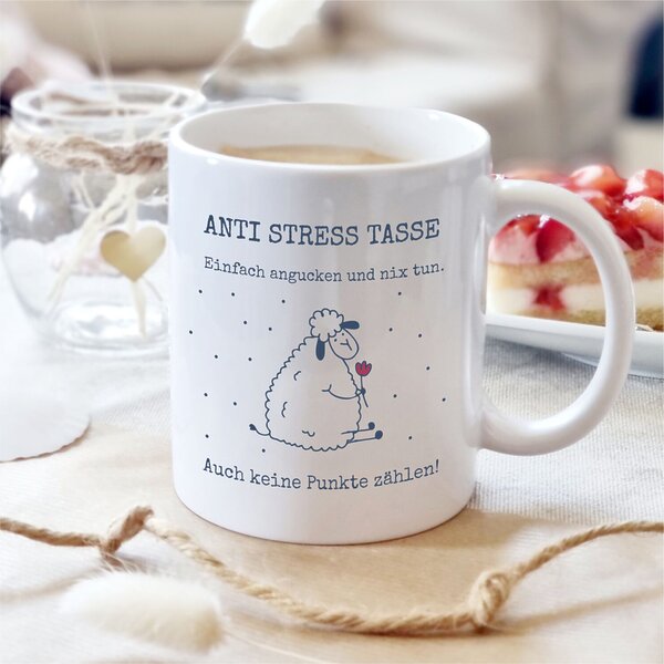 Kaffeetasse Freude Becher Kaffeebecher Anti Stress Kuestenglueck