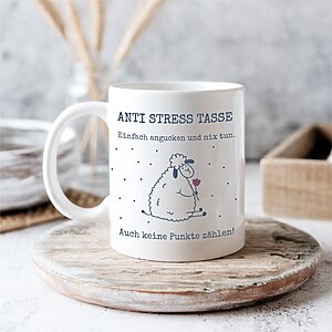 Kaffeetasse Freude Becher Kaffeebecher Anti Stress Kuestenglueck