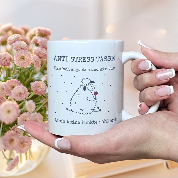 Kaffeetasse Freude Becher Kaffeebecher Anti Stress Kuestenglueck