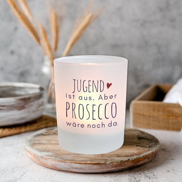 Windlicht Glas Geburtstag Prosecco Lustiger Spruch Geschenk Frauen Kuestenglueck 2