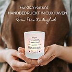 Windlicht Glas Mit Spruch Herz Geschenk Frauen Geburtstag Teelichthalter Kerze Kuestenglueck 7