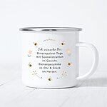 Emaille Tasse Brausepulver Geschenk Geburtstag Kuestenglueck