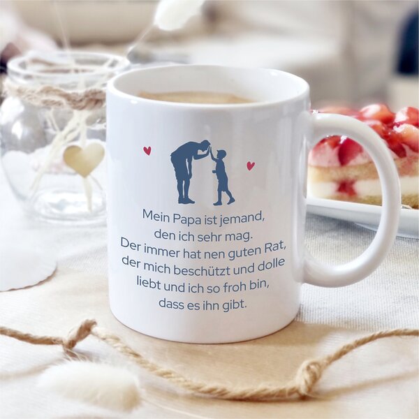 Papa Tasse Sohn, Geschenk Vatertag, Geburtstag