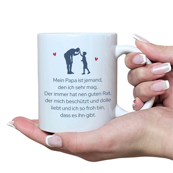 Papa Tasse Sohn, Geschenk Vatertag, Geburtstag