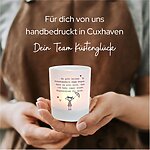 Windlicht Glas Spruch Regenschirm Geschenk Freundin Teelichthalter Deko Kerze Geburtstag Kuestenglueck