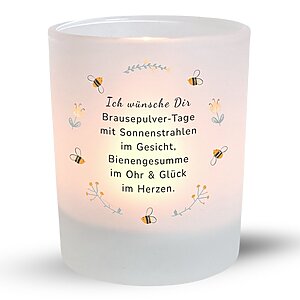 Windlicht Brausepulver Geschenk Freundin Kuestenglueck