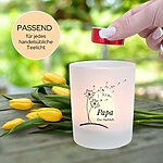 Windlicht Glas Gedenklicht Papa Vater Trauer Geschenk Kuestenglueck