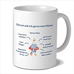 Tasse Möwe Geschenk, Geburtstag3