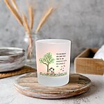 Windlicht Glas Spruch Gluecklich Sein Geschenk Geburtstag Frauen Teelichthalter Kerze Deko Kuestenglueck2