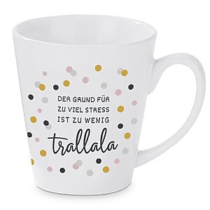 Anti Stress Tasse Trallala Geschenk Geburtstag Kuestenglueck