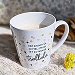 Anti Stress Tasse Trallala Geschenk Kollegen Keramiktasse Punkte Lustig Geburtstag Kuestenglueck10