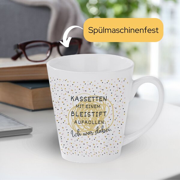 Kassetten Tasse Geschenk Geburtstag Büro Kuestenglueck