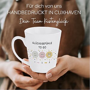 Tasse Glücksgefühle To Go Geschenk Geburtstag Kuestenglueck