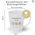 Tasse Glücksgefühle To Go Geschenk Geburtstag Kuestenglueck