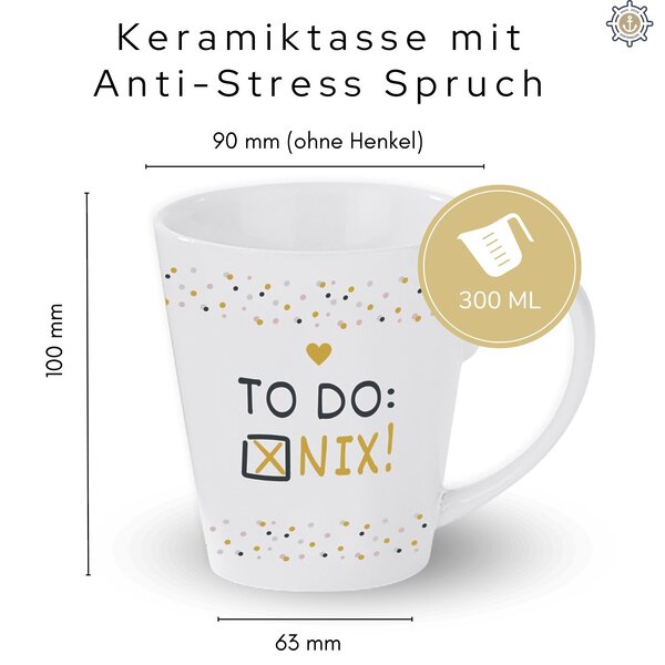 To Do Nix Tasse Geschenk Geburtstag Büro Kuestenglueck