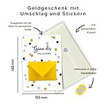 Geldgeschenk Gönn Dir Was Karte Papier Geburtstag Weihnachten Kuestenglueck2