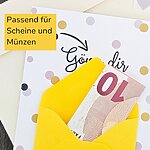 Geldgeschenk Gönn Dir Was Karte Papier Geburtstag Weihnachten Kuestenglueck3