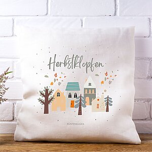 Kissen Geschenk Deko Herbstklopfenz Kuestenglueck