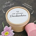 Seife Dankeschön Geschenk Herzform Geschenk Rosa Rosenseife Kuestenglueck3