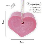 Seife Herzform Geburtstag Geschenk Rosa Rosenseife Kuestenglueck2