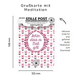 Grußkarte Mit Meditation Schön Dass Es Dich Gibt Kuestenglueck Geschenk Geburtstag3