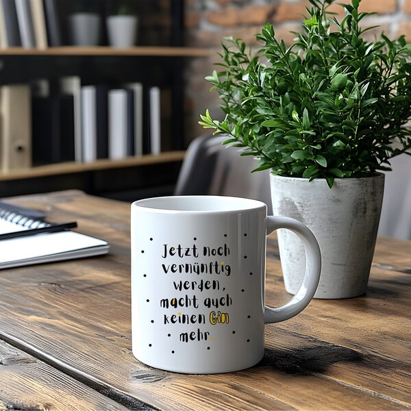 Tasse Gin Lustiger Ginspruch Geschenk Humor, Geschenk Frauen Geburtstag