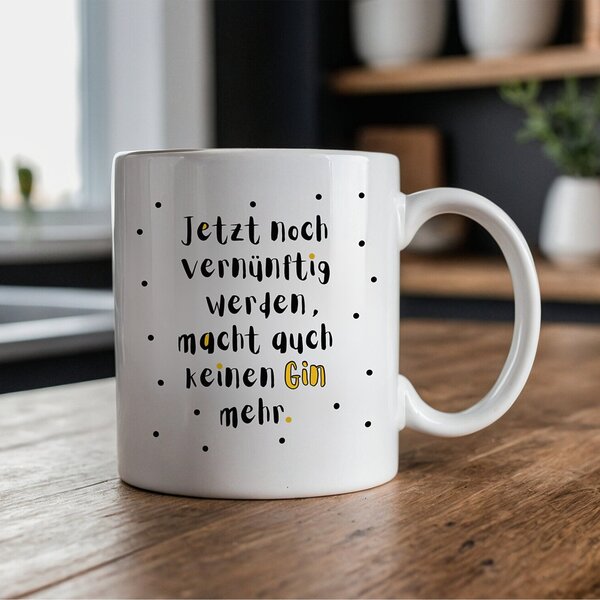 Tasse Gin Lustiger Ginspruch Geschenk Humor, Geschenk Frauen Geburtstag