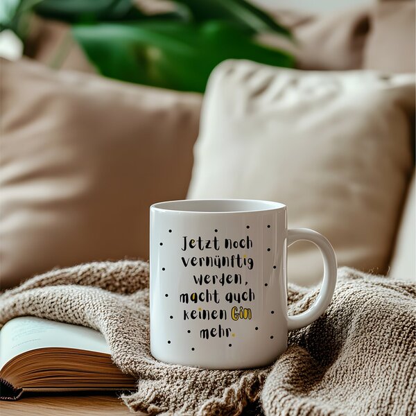 Tasse Gin Lustiger Ginspruch Geschenk Humor, Geschenk Frauen Geburtstag