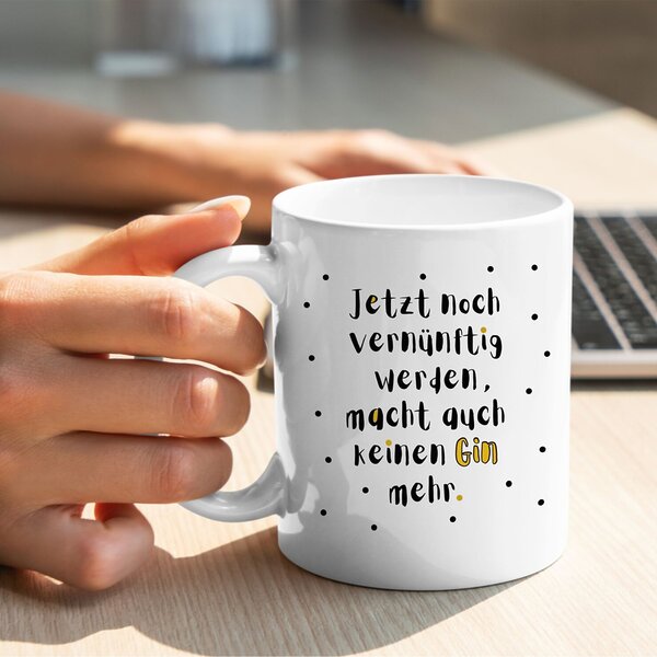 Tasse Gin Lustiger Ginspruch Geschenk Humor, Geschenk Frauen Geburtstag