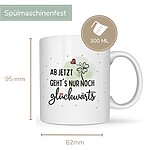 Tasse Glückwärts Spruch Glück Geschenk, Geschenk Frauen Geburtstag8