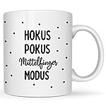 Tasse Hokus Pokus Geschenk Humor, Geburtstag