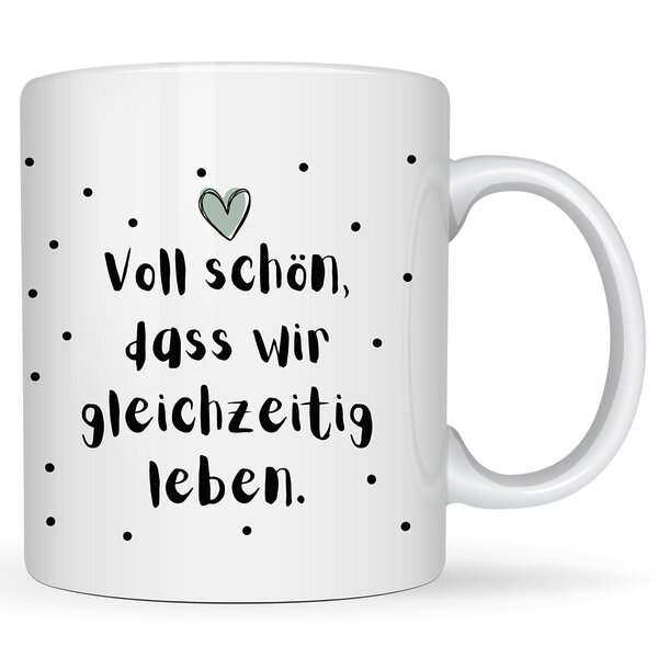 Tasse Voll Schön Spruch Freundschaft Partner Geschenk, Geschenk Frauen Geburtstag