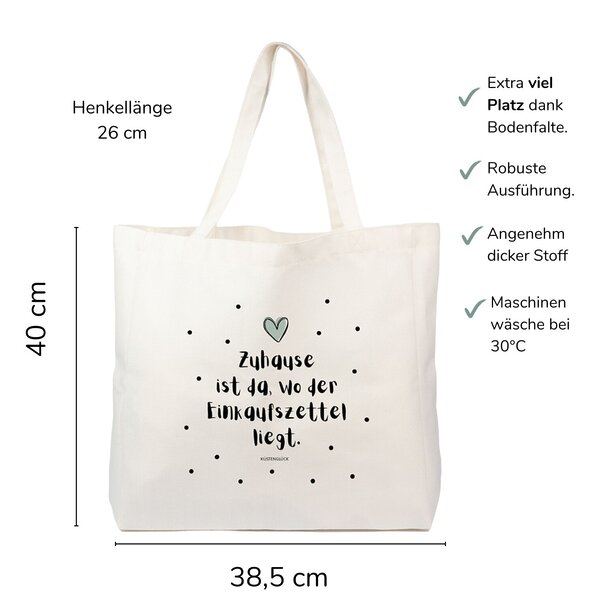 Einkaufstasche Einkaufszettel Groß Mit Spruch Shopper Mit Spruch Stofftasche Tragetasche Damen Canva Kuestenglueck