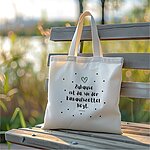 Einkaufszettel Einkaufstasche Canva Shopper Mit Spruch Kuestenglueck