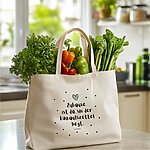 Einkaufszettel Einkaufstasche Canva Shopper Mit Spruch Kuestenglueck