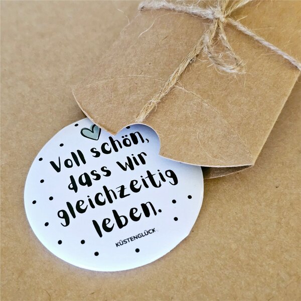 Magnet Button Voll Schön Geschenk Geburtstag Kuestenglueck