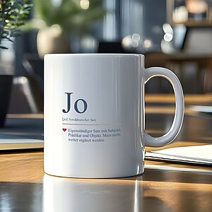 Tasse Jo Geschenk Humor, Geburtstag