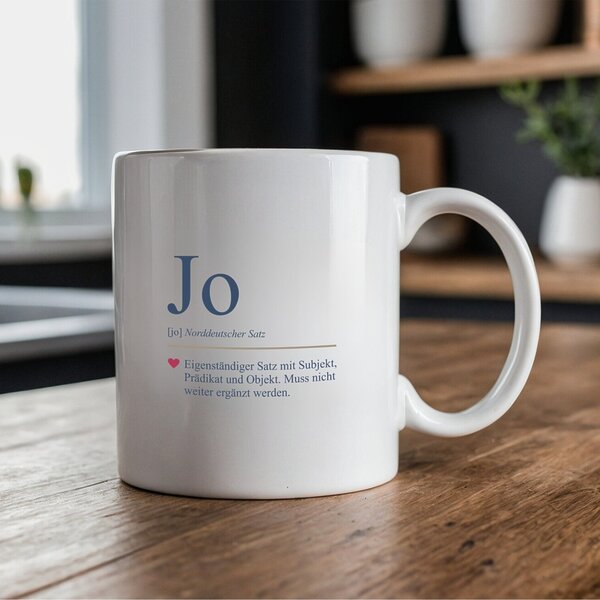 Tasse Jo Geschenk Humor, Geburtstag