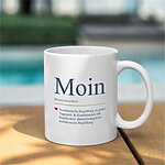 Tasse Moin Geschenk Humor, Geburtstag10