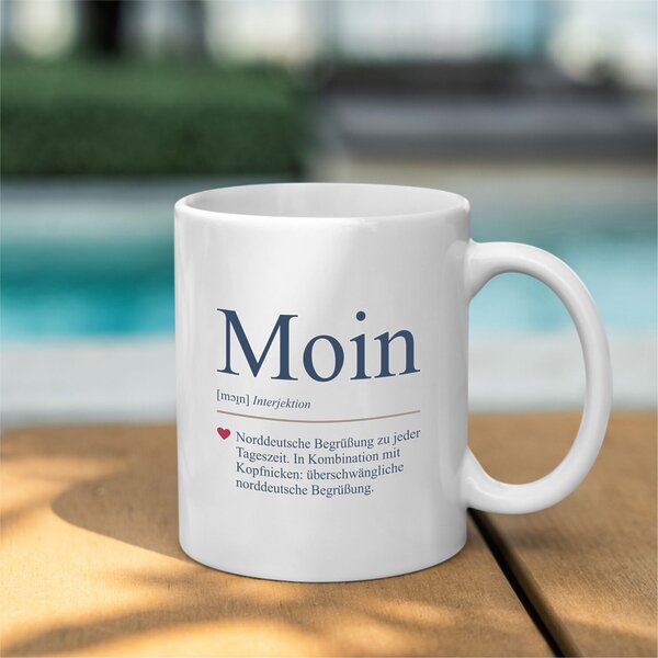 Tasse Moin Geschenk Humor, Geburtstag10