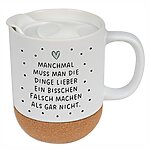 Tasse Kork Leg Los Geschenk, Mutmacher Kuestenglueck5