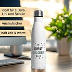 Trinkflasche Durstlöscher To Go Thermosflasche Mit Witzigem Spruch Kuestenglueck3