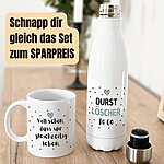 Trinkflasche Durstlöscher To Go Thermosflasche Mit Witzigem Spruch Kuestenglueckset